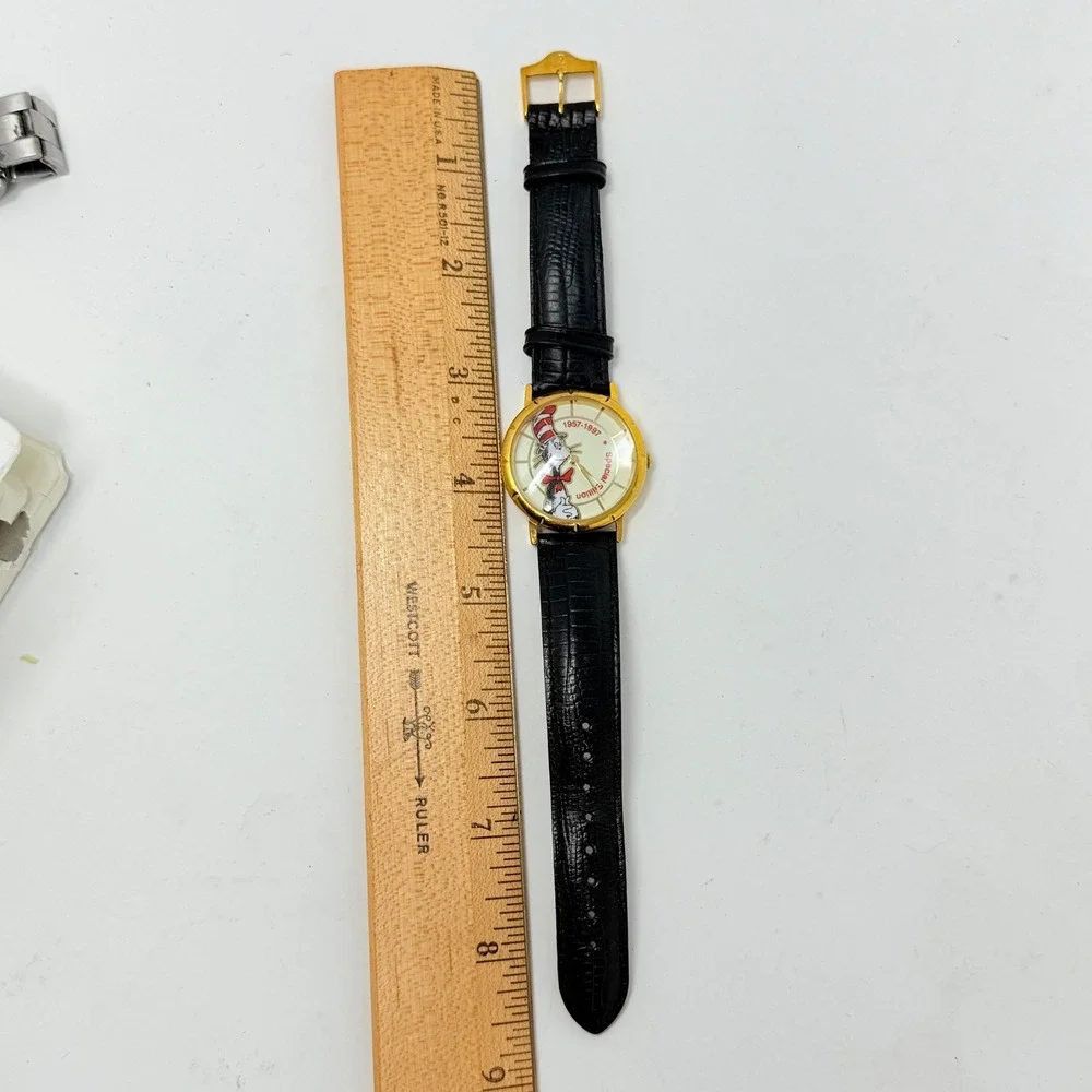Vintage Dr. Seuss Cat in the Hat Ltd Edition Watch 1957-1997 No Bx‎ gently worn